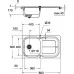 Кухонная мойка Grohe K300 31565SD0 86x50 со смесителем 33281002 нержавеющая сталь