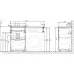 Тумба Raval Forte 120х48 For.01.120.L/N/W напольная белая левая