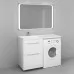 Тумба Raval Forte 120х48 For.01.120.L/N/W напольная белая левая