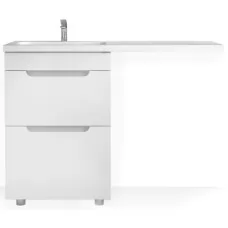 Тумба Raval Forte 120х48 For.01.120.L/N/W напольная белая левая