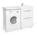 Тумба Raval Forte 120х48 For.01.120.R/N/W напольная белая правая