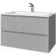 Тумба Raval Coste 80x45 Cst.01.80/P/GRS/RL светло-серый