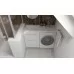 Тумба Raval Forte 120х48 For.01.120.L/N/W напольная белая левая