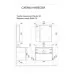 Тумба Raval Wector 80х45 Wct.01.80/P/A/MD антрацит