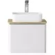 Тумба Raval Morelle 60х50 Mrl.01.60/P/W-O/RL подвесная, белый/охра