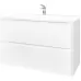 Тумба Raval Welto 100x45 Wel.01.100.2/P/W/RL белый, с ножками