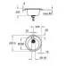 Кухонная мойка Grohe K200 31656AP0/31656AT0 51x51