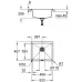 Кухонная мойка Grohe K700U 31654AP0/31654AT0 53х45