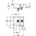 Кухонная мойка Grohe K500 31648AP0/31648AT0 55х46