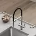 Смеситель для кухни под фильтр Sancos Imola SC4010BNbh брашированный никель/черный