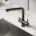 Смеситель для кухни под фильтр Sancos Spin SC4015GG вороненая сталь