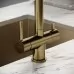 Смеситель для кухни под фильтр Sancos Spin SC4015BG брашированное золото