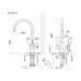 Смеситель для кухни под фильтр Sancos Taper SC4012CH хром