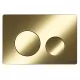 Кнопка смыва CeramicaNova Balance Circle CN12-001BG золото брашированное