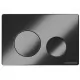 Кнопка смыва CeramicaNova Balance Circle CN12-001GG вороненая сталь