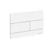 Кнопка смыва CeramicaNova Balance Rect CN12-001W белый
