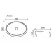 Умывальник CeramicaNova Element CN5033 56x39 белый