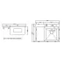 Кухонная мойка ARFEKA ECO AR 650*500 RL POP-UP SATIN