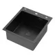 Кухонная мойка ARFEKA ECO AR 450*500 POP-UP BLACK PVD NANO DECOR
