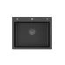 Кухонная мойка ARFEKA ECO AR 600*500 POP-UP BLACK PVD NANO DECOR