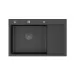 Кухонная мойка ARFEKA ECO AR 780*500 L POP-UP BLACK PVD NANO