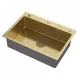 Кухонная мойка ARFEKA ECO AR 700*500 POP-UP GOLD PVD NANO DECOR