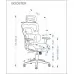 Кресло компьютерное HALMAR BOOSTER черный/хром