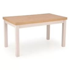 Стол обеденный HALMAR TIAGO дуб гикори/кашемир 140-220/80