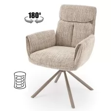 Стул HALMAR K596 CS бежевый/кашемир, поворотный