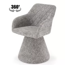 Стул HALMAR K603 серый, поворотный