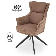 Стул HALMAR K611 коричневый/черный,..