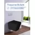 Унитаз Amore di Mare Tassaro Tornado P202MGR-T 36x52 сиденье дюропласт, микролифт, черный матовый (подвесной)