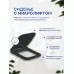 Унитаз Amore di Mare Tassaro Tornado P202MGR-T 36x52 сиденье дюропласт, микролифт, черный матовый (подвесной)