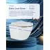 Унитаз Amore di Mare Delio P203LS 36x49 сиденье дюропласт, микролифт, белый с серебром (подвесной)