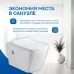 Унитаз Amore di Mare Garda Bidet P310X 34x51,5 с функцией биде, сиденье дюропласт, белый (подвесной)