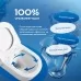 Унитаз Amore di Mare Temo Bidet P322X 36x53 с функцией биде, сиденье дюропласт, микролифт, белый (подвесной)