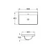 Умывальник Amore di Mare Cavo 80202-RR 80.8x46.3 белый