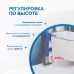 Инсталляция для унитаза Amore di Mare 50114 с кнопкой QF404W белый глянцевый
