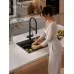 Кухонная мойка Amore di Mare Unico Black UN6048-B Декор-Черный