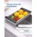 Кухонная мойка Amore di Mare Favo Pelle FP7048S-2 Декор-Сатин