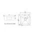 Кухонная мойка ARFEKA ECO AR 450*500+CL AR+DS AR BLACK DECOR VOLCANIC