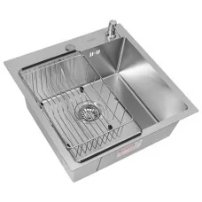 Кухонная мойка ARFEKA ECO AR 500*500+CL AR F+DS AR SATIN