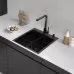 Кухонная мойка ARFEKA ECO AR 450*500+CL AR F+DS AR BLACK DECOR MILLET