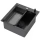 Кухонная мойка Arfeka ECO AR 450*500 POP-UP+CL G+DS BLACK DECOR VOLCANIC