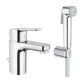 Смеситель с гигиенической лейкой Grohe BauEdge 23757000 хром