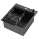 Кухонная мойка Arfeka ECO AR 450*500 POP-UP+CL+DS BLACK DECOR