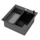 Кухонная мойка Arfeka ECO AR 500*500 POP-UP+CL G+DS BLACK DECOR MILLET
