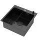 Кухонная мойка Arfeka ECO AR 500*500 POP-UP+CL F+DS BLACK DECOR MILLET
