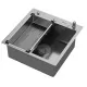 Кухонная мойка Arfeka ECO AR 500*500 POP-UP+CL G+DS SATIN