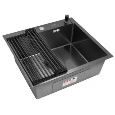 Кухонная мойка Arfeka ECO AR 550*500+RM AR+DS AR BLACK